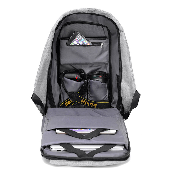MIBO Multi-functional Charging Travel Anti Theft Backpack Leisure Fashion Simple Student Bag