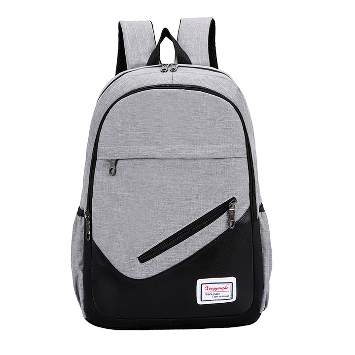 MIBO 3pcs New Canvas College Style Large Capacity Shoulder Pack Fashion Backpack Travel Bag