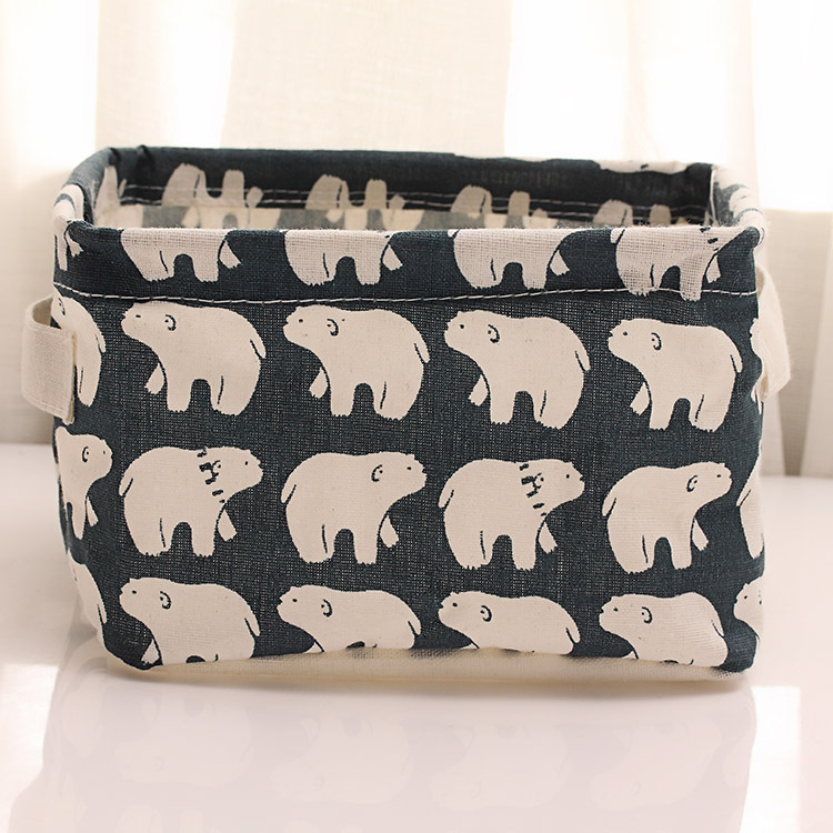 MIBO Tabletop Storage Basket Remote Stationery Cosmetic Collection Basket