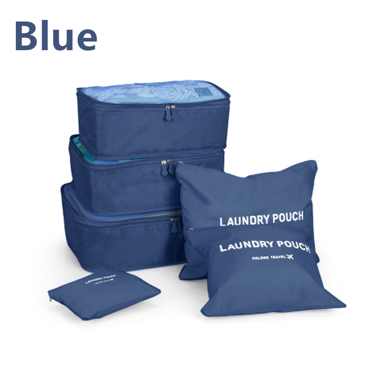 MIBO Travel Clothes Storage Bag Travel Storage Bag Set of Six