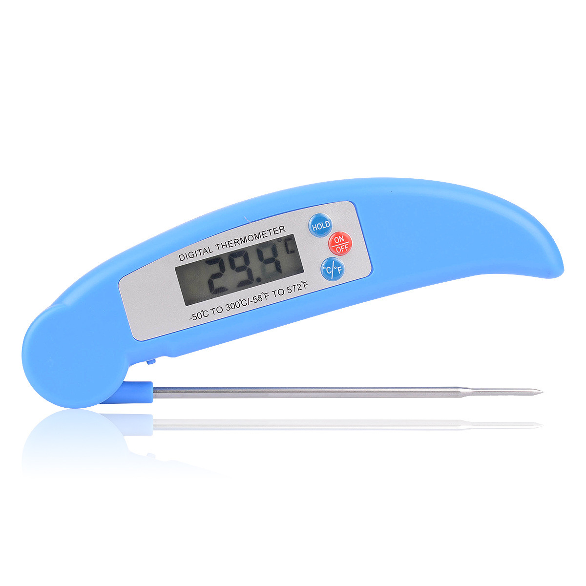 MIBO Food Thermometer Probe Folding Digital Kitchen Meat Thermometer