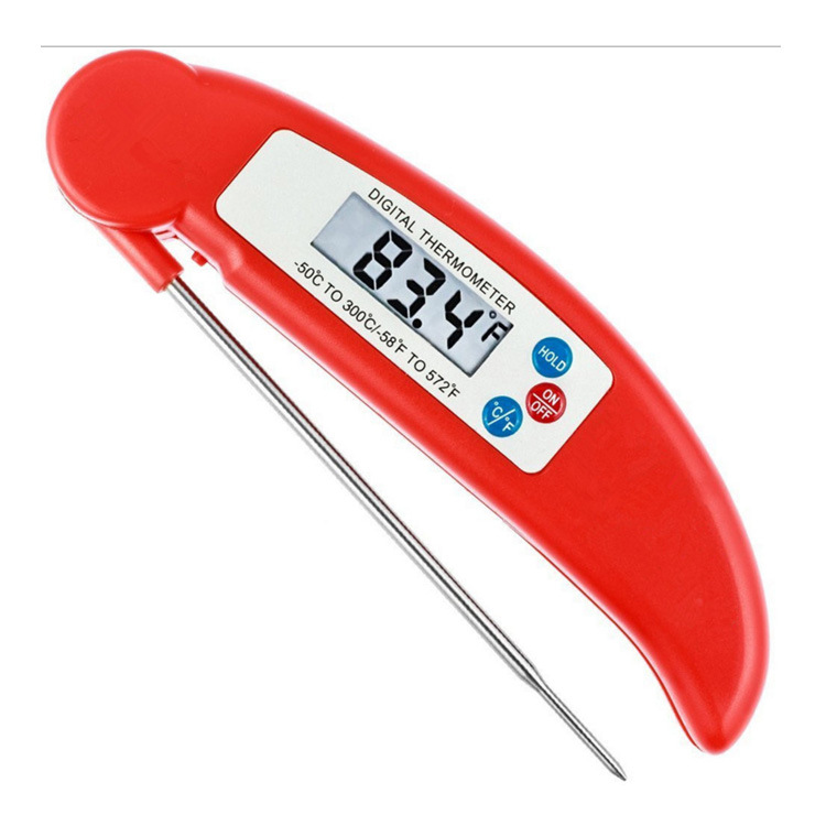 MIBO Food Thermometer Probe Folding Digital Kitchen Meat Thermometer