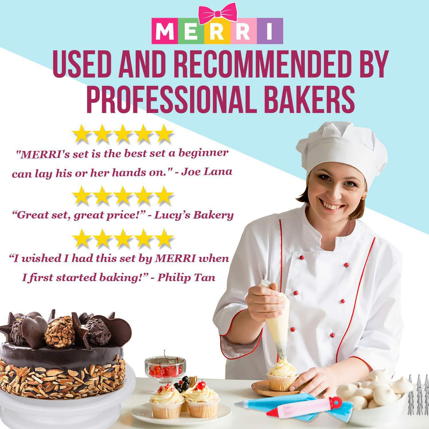 MIBO 164-piece Cake Turntable Set Stainless Steel Decorating Mouth Cake Decorating Baking Tools