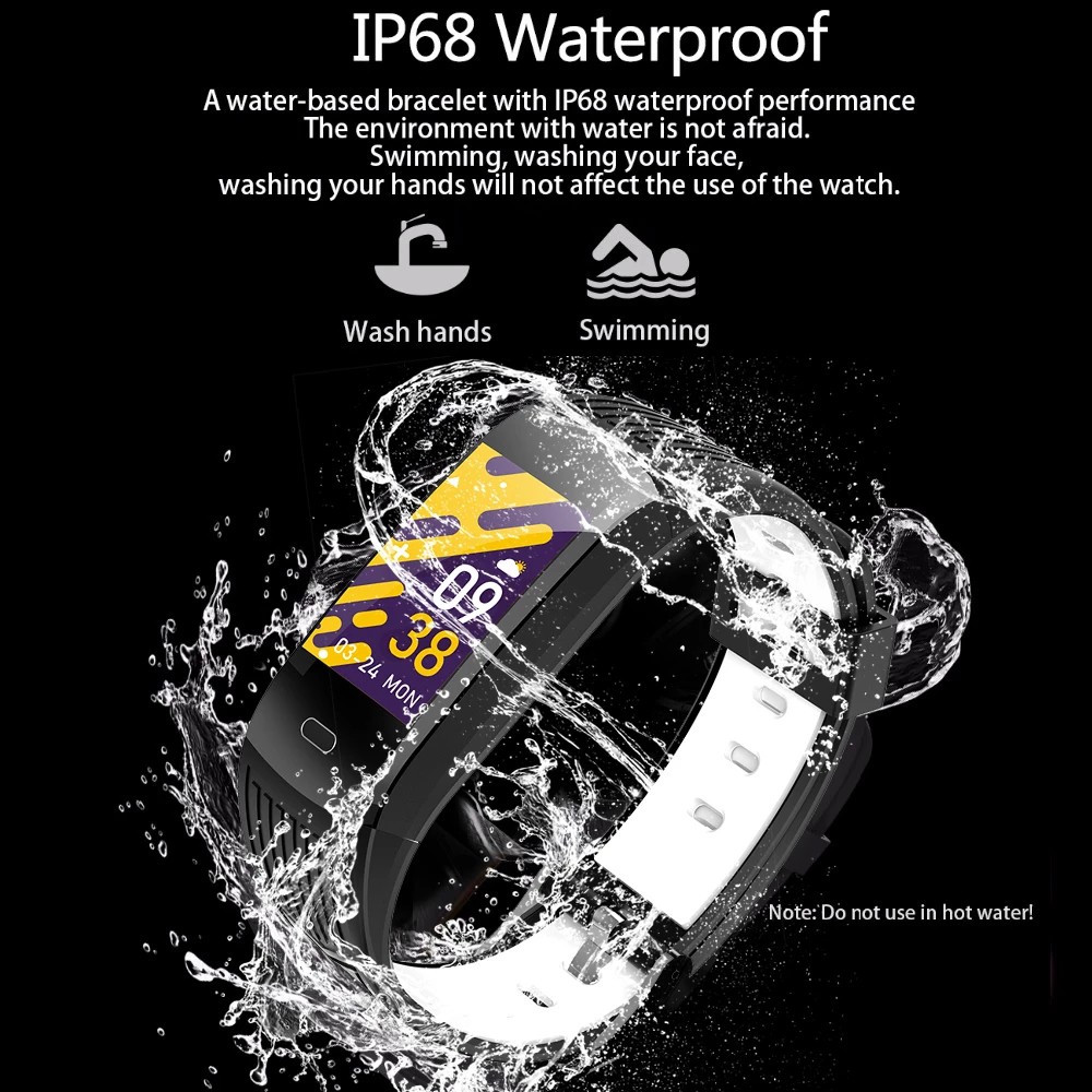 Smart Watch Fitness Tracker Waterproof Smart Bracelet Heart Rate Monitor Digital Sport Band Watch