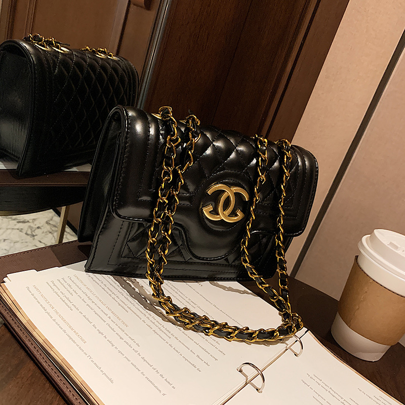 MIBO Women's Handbag Fashion Square Bag Crossbody Chain Shoulder Bag Lady Pu Bag