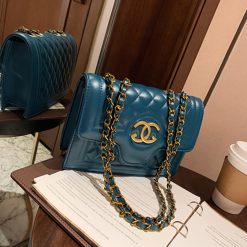 MIBO Women's Handbag Fashion Square Bag Crossbody Chain Shoulder Bag Lady Pu Bag