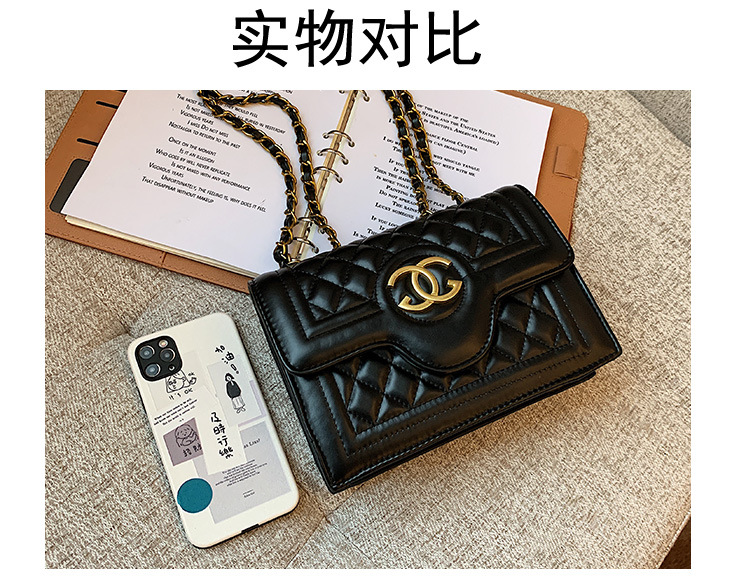 MIBO Women's Handbag Fashion Square Bag Crossbody Chain Shoulder Bag Lady Pu Bag