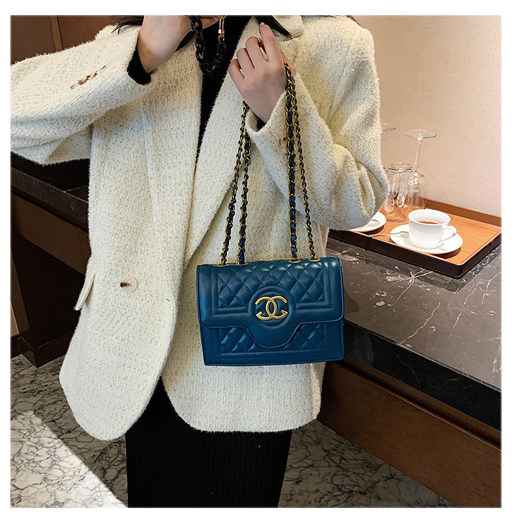 MIBO Women's Handbag Fashion Square Bag Crossbody Chain Shoulder Bag Lady Pu Bag