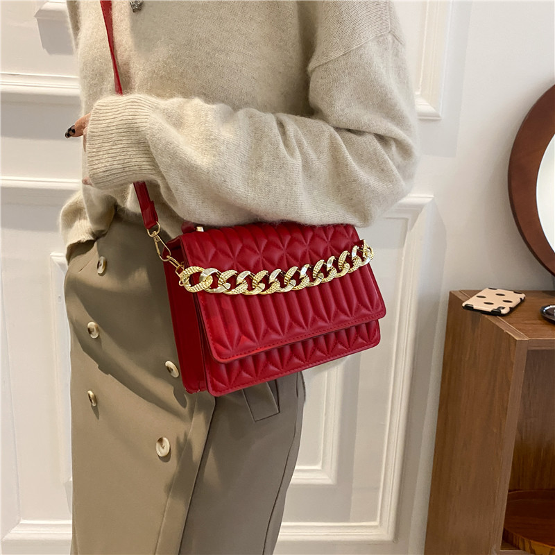 Fashion Bags Women's Handbag Ladies Shoulder Bag with Gold Chain Girls Bags