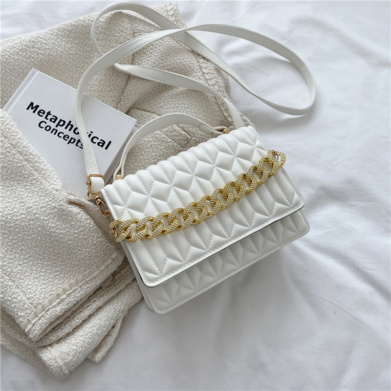 Fashion Bags Women's Handbag Ladies Shoulder Bag with Gold Chain Girls Bags