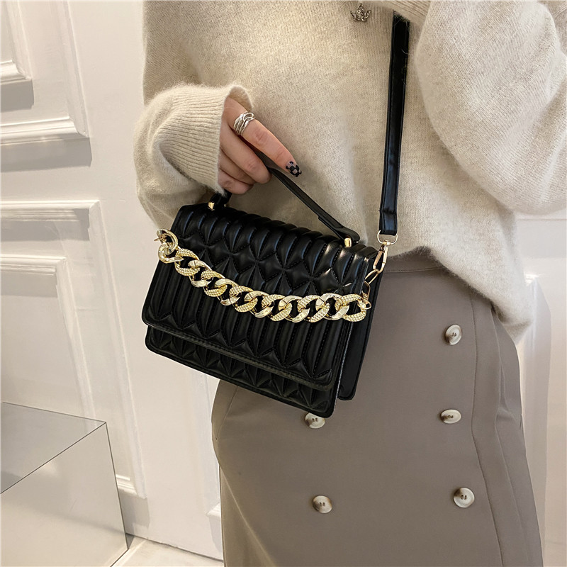 Fashion Bags Women's Handbag Ladies Shoulder Bag with Gold Chain Girls Bags
