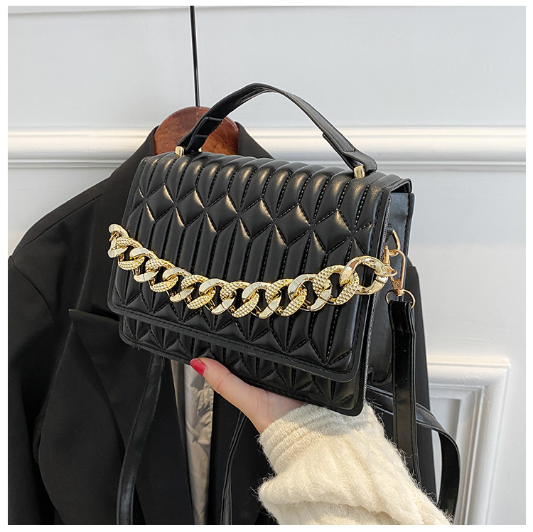 Fashion Bags Women's Handbag Ladies Shoulder Bag with Gold Chain Girls Bags