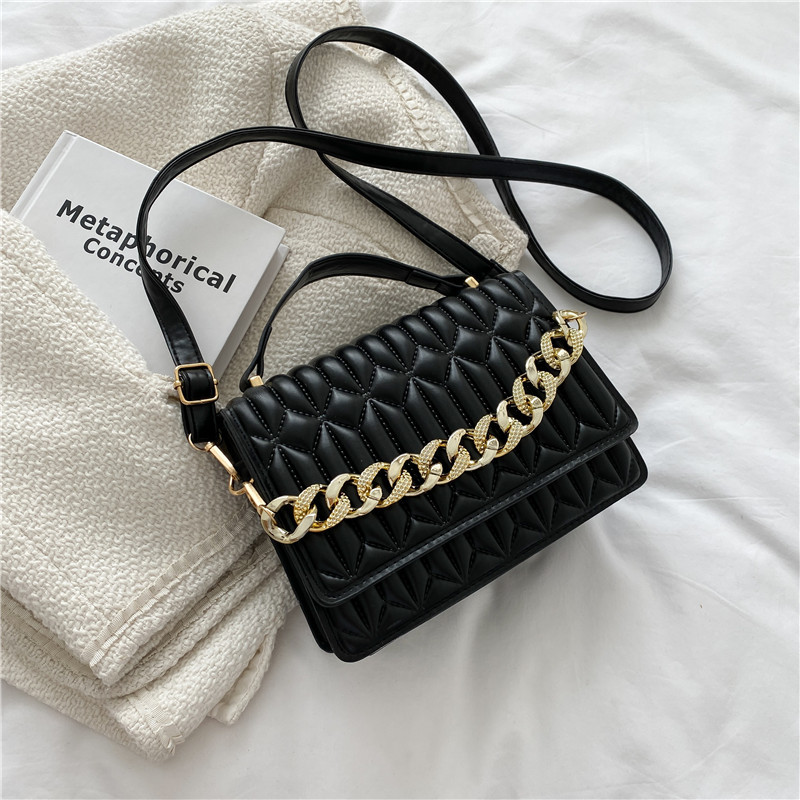 Fashion Bags Women's Handbag Ladies Shoulder Bag with Gold Chain Girls Bags