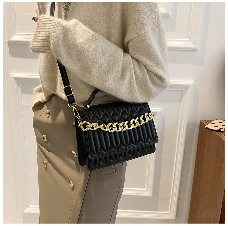 Fashion Bags Women's Handbag Ladies Shoulder Bag with Gold Chain Girls Bags