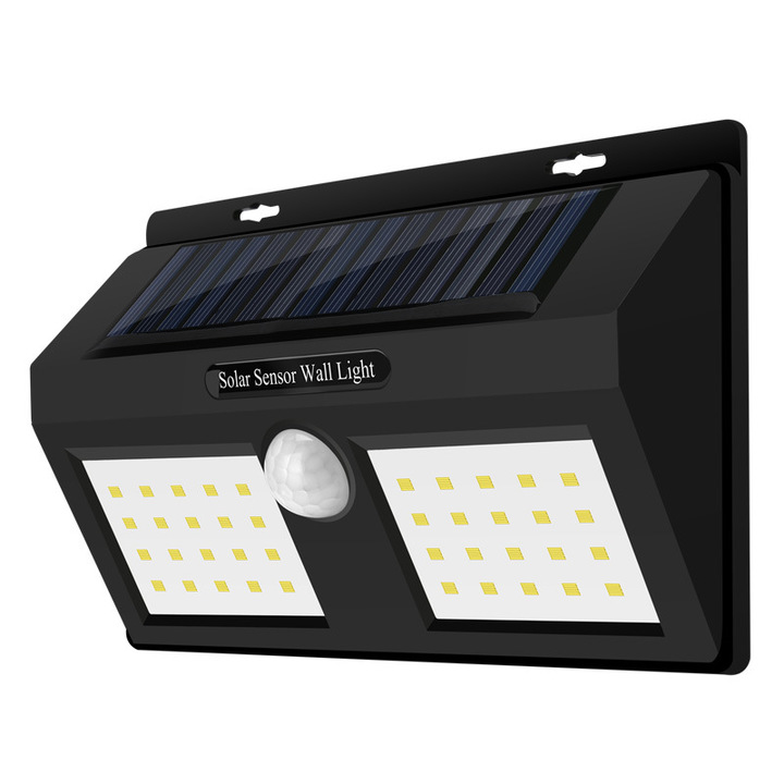 LED Solar Lighting Home Improvement Powered Sensor Garden Fence Security Wall Lamp Night Light