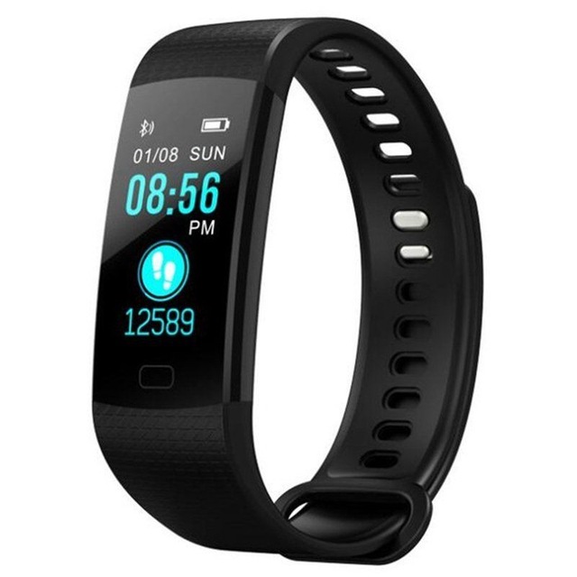 Waterproof Smart Bracelet Watch 115 Plus Blood Pressure Monitoring Heart Rate Monitoring Smart