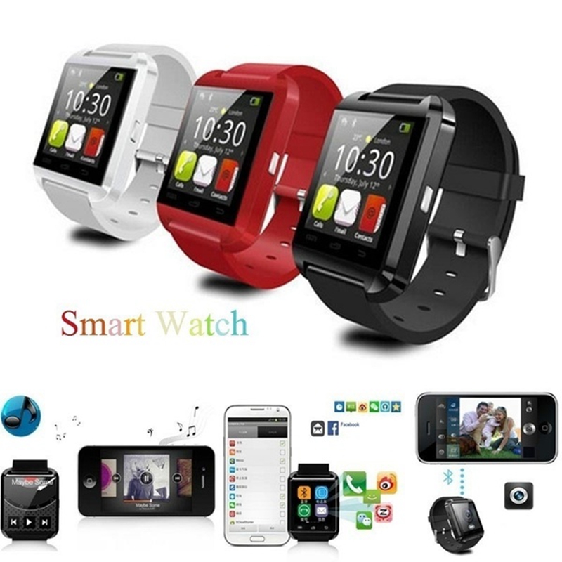 U8 Bluetooth Smart Watch Sport Wristwatch Smartwatch IOS Android iPhone Samsung Infinix Camera