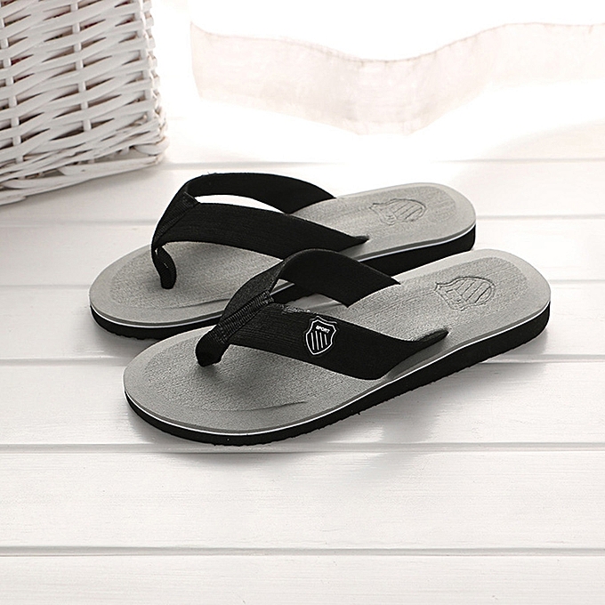 Fashion Jiahsyc Store Men's Summer Flip-flops Slippers Beach Sandals Indoor&amp;Outdoor Casual Shoes