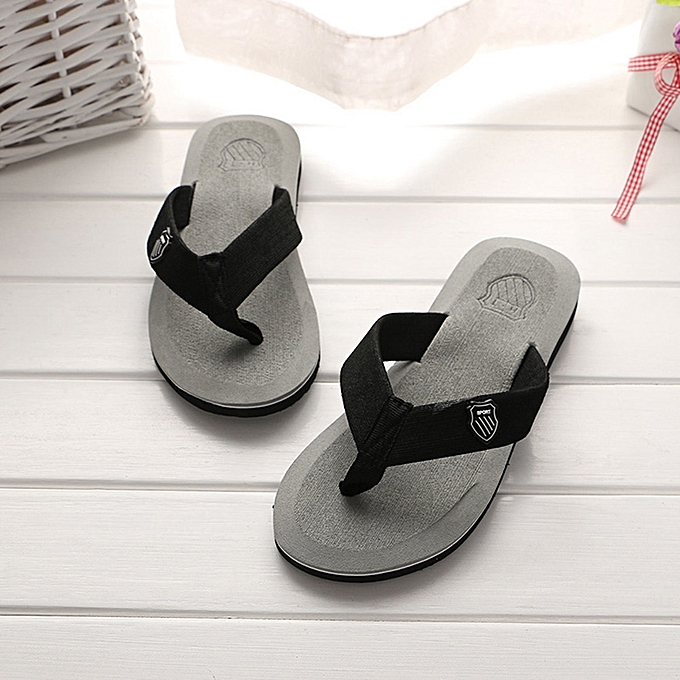 Fashion Jiahsyc Store Men's Summer Flip-flops Slippers Beach Sandals Indoor&amp;Outdoor Casual Shoes