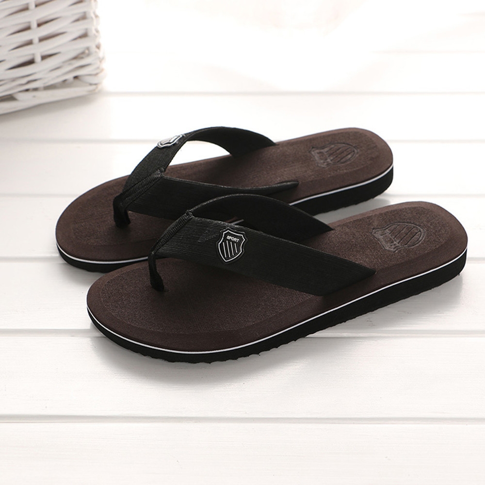 Fashion Jiahsyc Store Men's Summer Flip-flops Slippers Beach Sandals Indoor&amp;Outdoor Casual Shoes