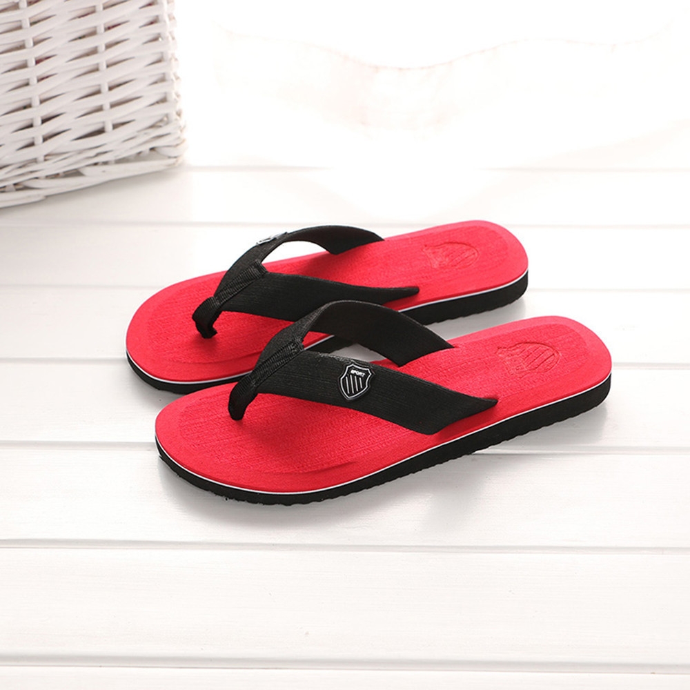 Fashion Jiahsyc Store Men's Summer Flip-flops Slippers Beach Sandals Indoor&amp;Outdoor Casual Shoes