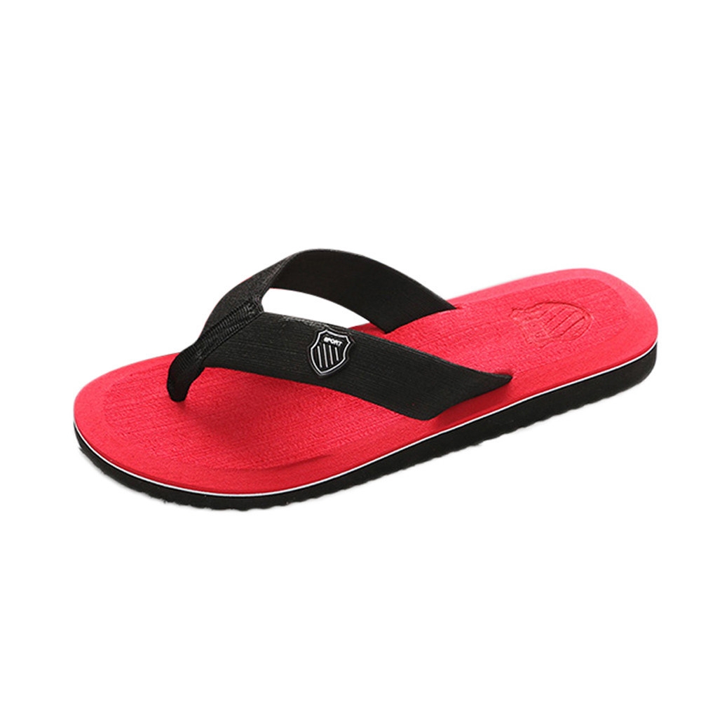 Fashion Jiahsyc Store Men's Summer Flip-flops Slippers Beach Sandals Indoor&amp;Outdoor Casual Shoes