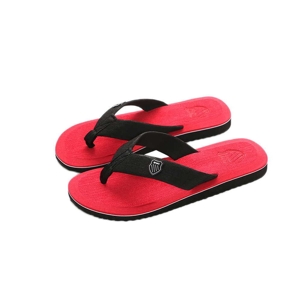 Fashion Jiahsyc Store Men's Summer Flip-flops Slippers Beach Sandals Indoor&amp;Outdoor Casual Shoes