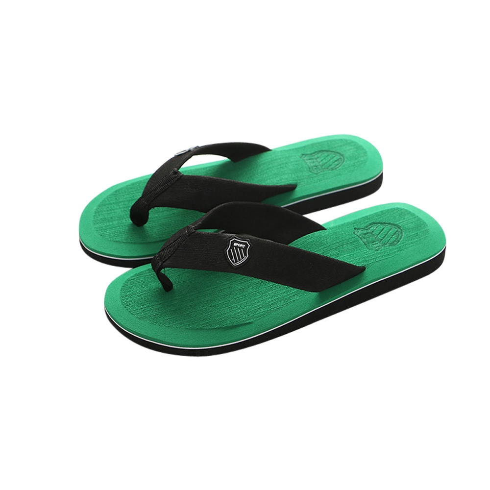 Fashion Jiahsyc Store Men's Summer Flip-flops Slippers Beach Sandals Indoor&amp;Outdoor Casual Shoes