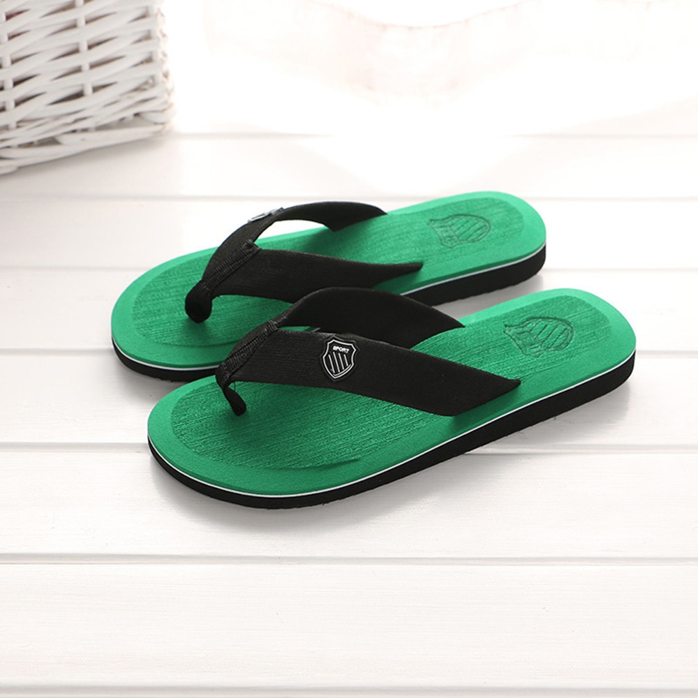 Fashion Jiahsyc Store Men's Summer Flip-flops Slippers Beach Sandals Indoor&amp;Outdoor Casual Shoes