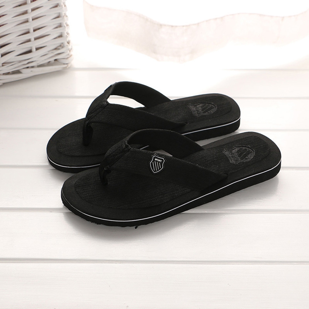 Fashion Jiahsyc Store Men's Summer Flip-flops Slippers Beach Sandals Indoor&amp;Outdoor Casual Shoes