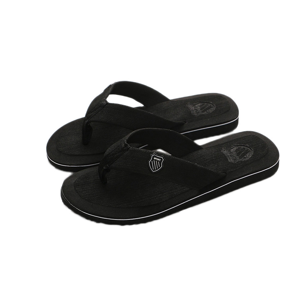 Fashion Jiahsyc Store Men's Summer Flip-flops Slippers Beach Sandals Indoor&amp;Outdoor Casual Shoes