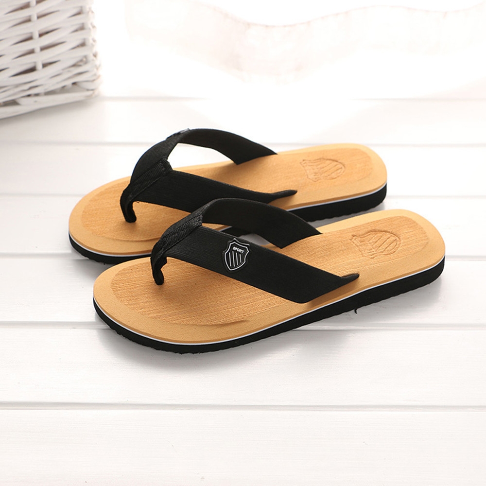 Fashion Jiahsyc Store Men's Summer Flip-flops Slippers Beach Sandals Indoor&amp;Outdoor Casual Shoes