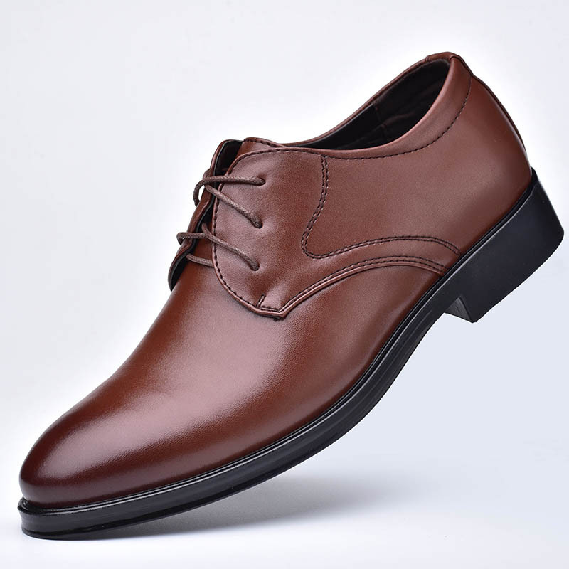 Phoenix 38-45 Business Men Flat Genuine leather Wingtip Carved Italian Formal Oxford Wedding Shoes