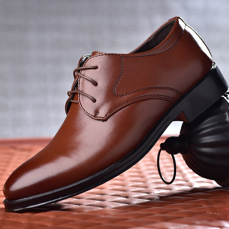 Phoenix 38-45 Business Men Flat Genuine leather Wingtip Carved Italian Formal Oxford Wedding Shoes