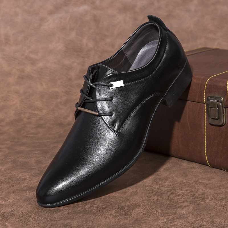 Phoneix 38-48 Business Men Flat Genuine leather Wingtip Carved Italian Formal Oxford Formal Shoes