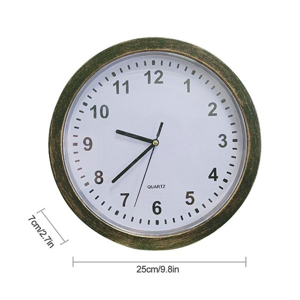 Wall Clock Hidden Safe, Clock Secret Safes Hidden Wall Clock for Stash Money Cash Jewelry, Stash Box