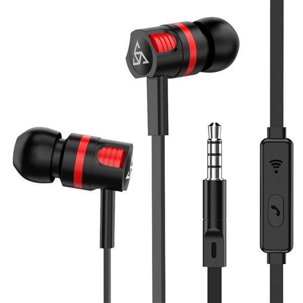T2 Earphones In-ear Cable Control With Wheat Earphones Apple Android Universal