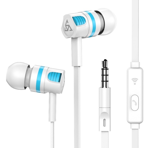 T2 Earphones In-ear Cable Control With Wheat Earphones Apple Android Universal