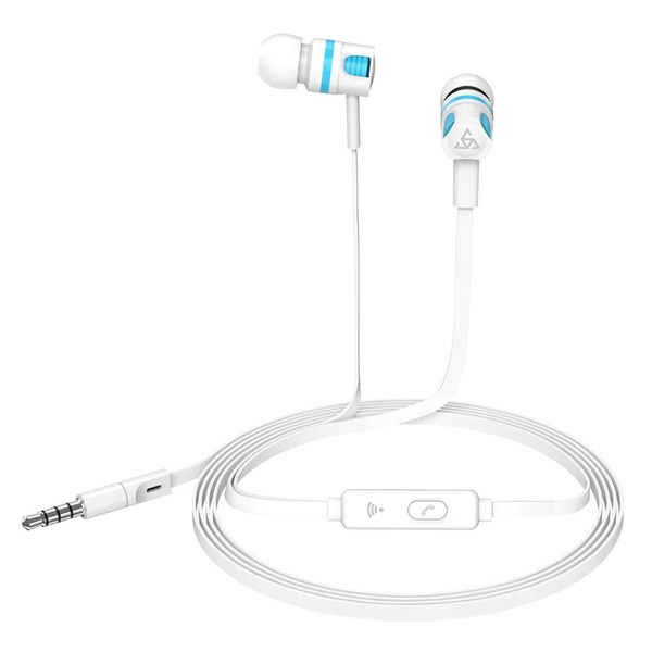 T2 Earphones In-ear Cable Control With Wheat Earphones Apple Android Universal