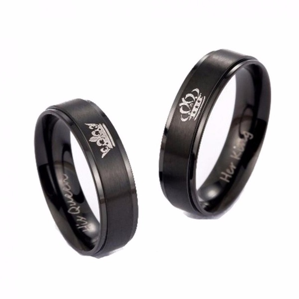Romantic Valentine's Day Crown  Exquisite Wedding Accessories King Queen Anniversary Rings