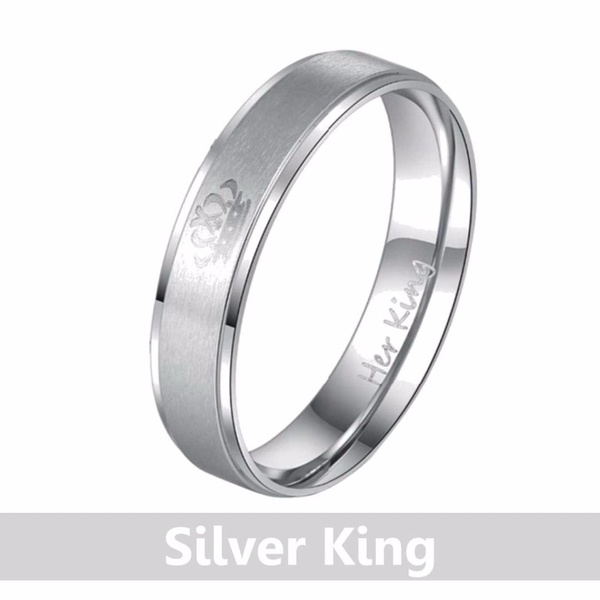 Romantic Valentine's Day Crown  Exquisite Wedding Accessories King Queen Anniversary Rings