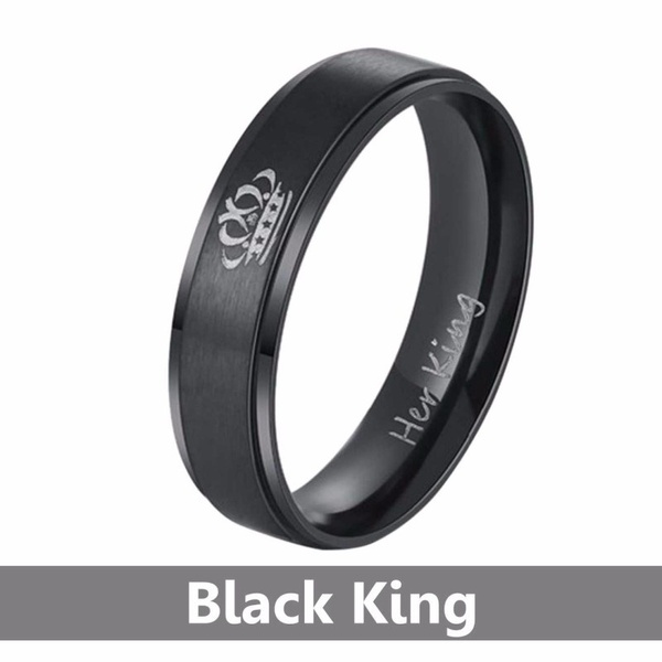 Romantic Valentine's Day Crown  Exquisite Wedding Accessories King Queen Anniversary Rings
