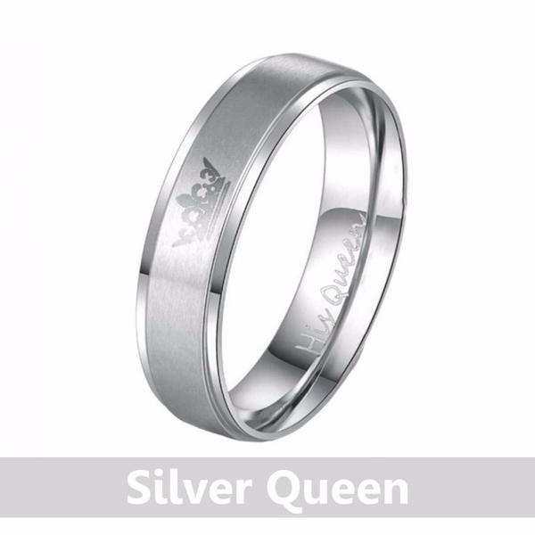 Romantic Valentine's Day Crown  Exquisite Wedding Accessories King Queen Anniversary Rings