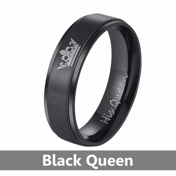 Romantic Valentine's Day Crown  Exquisite Wedding Accessories King Queen Anniversary Rings