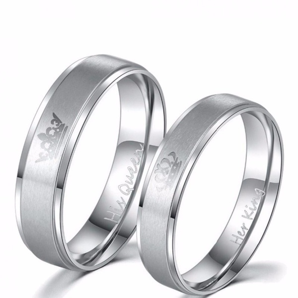 Romantic Valentine's Day Crown  Exquisite Wedding Accessories King Queen Anniversary Rings