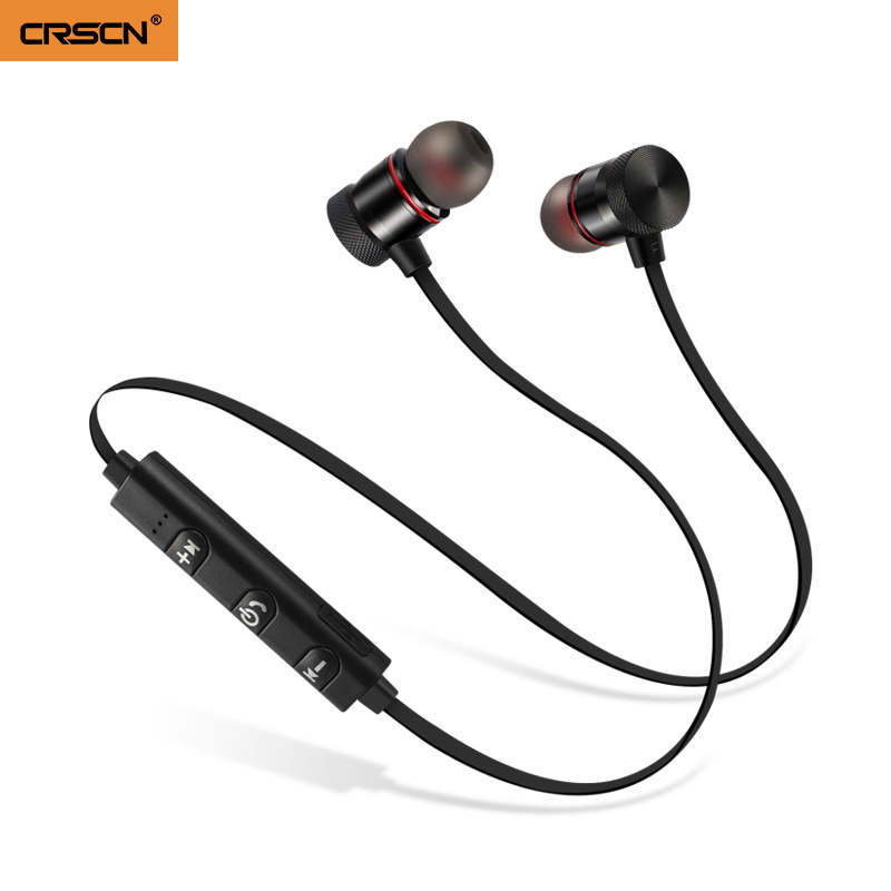 Earphone Noise Cancelling Voice Control Handsfree Wireless Headphone Sport Office Music Headset