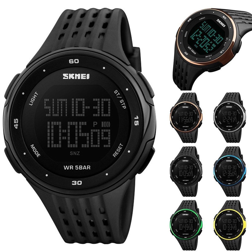 SKMEI Sport Quartz Wrist Men Analog Digital Waterproof Military Watch Men's Fashion Accessories