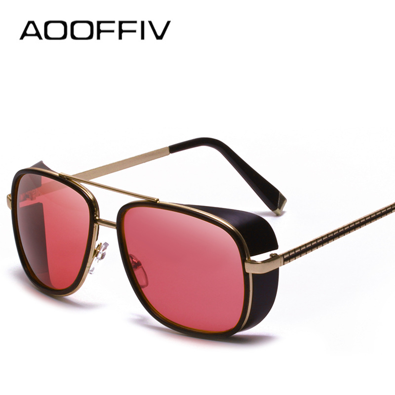 Iron Man Matsuda TONY stark Sunglasses Men Rossi Coating retro Vintage Designer Sun glasses Oculos