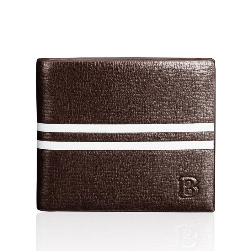 Baellerry Leather Men's Wallet Business Credit Card Holder Money Purse Bifold Gift