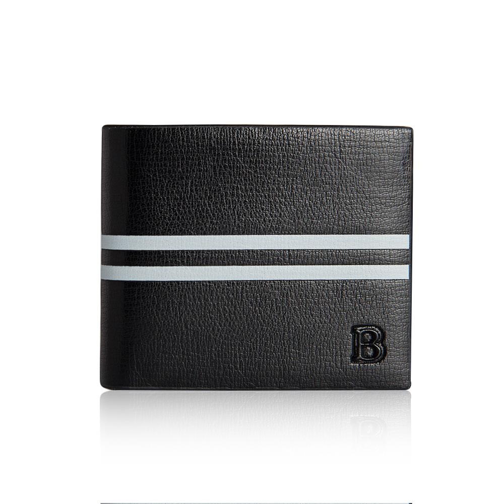 Baellerry Leather Men's Wallet Business Credit Card Holder Money Purse Bifold Gift